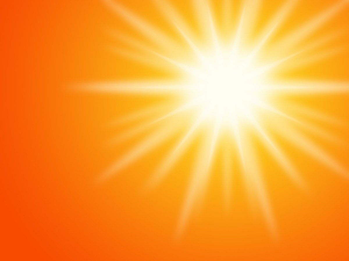 Оранжевые лучи