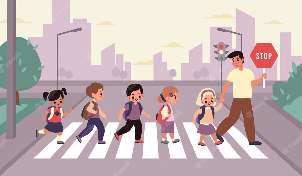 Изображения пешеходных переходов для малышей