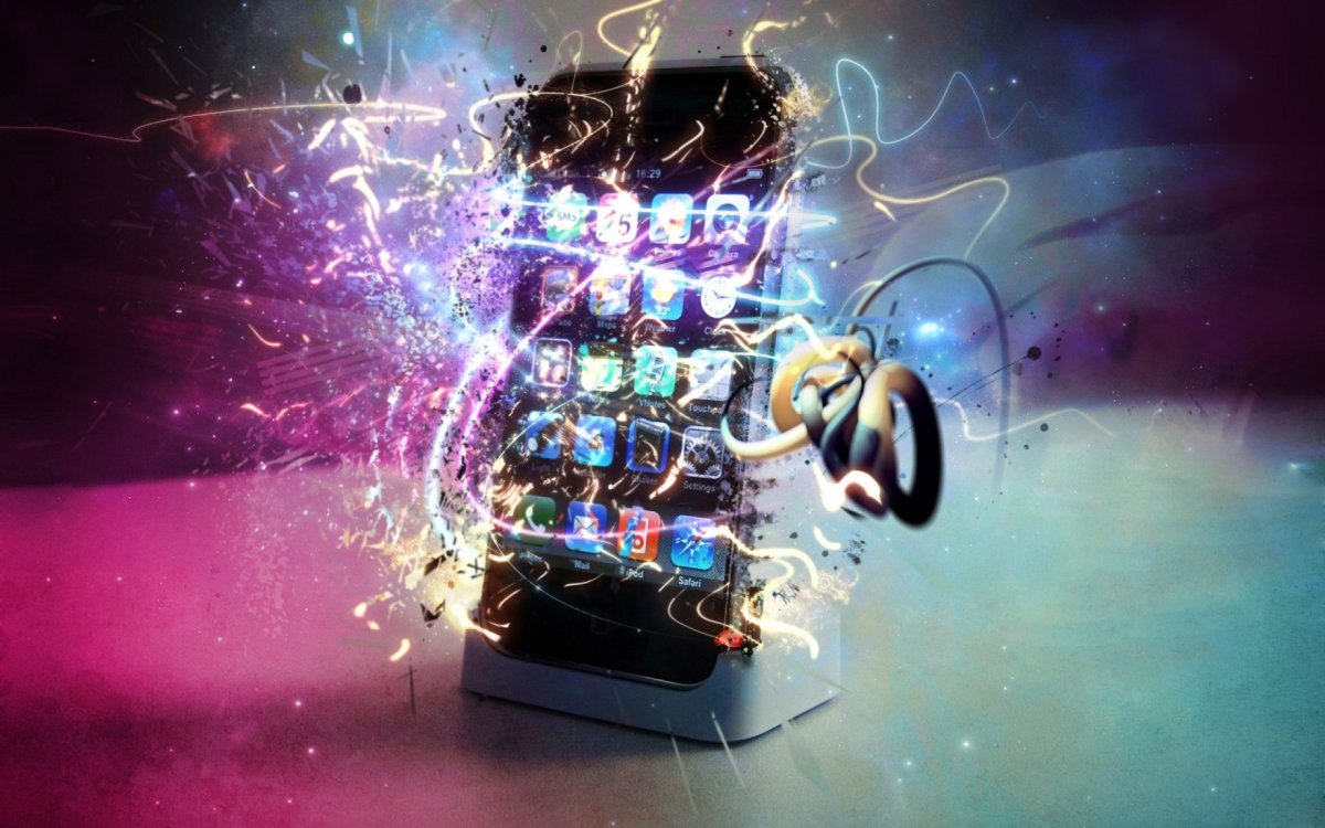 Необычные заставки на телефон