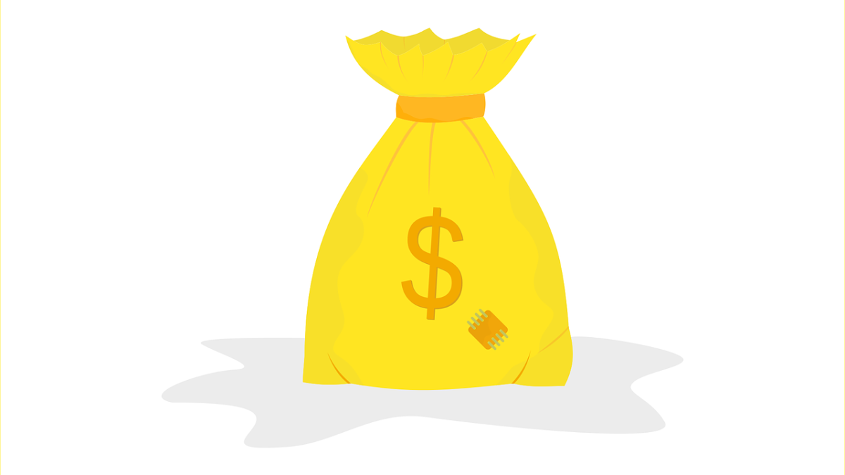 Открытый мешок вектор