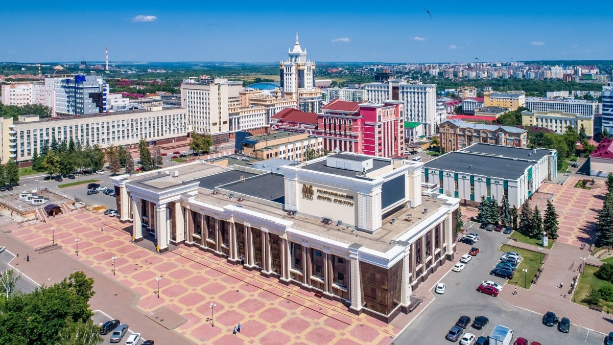 Город Саранск Республика Мордовия центр