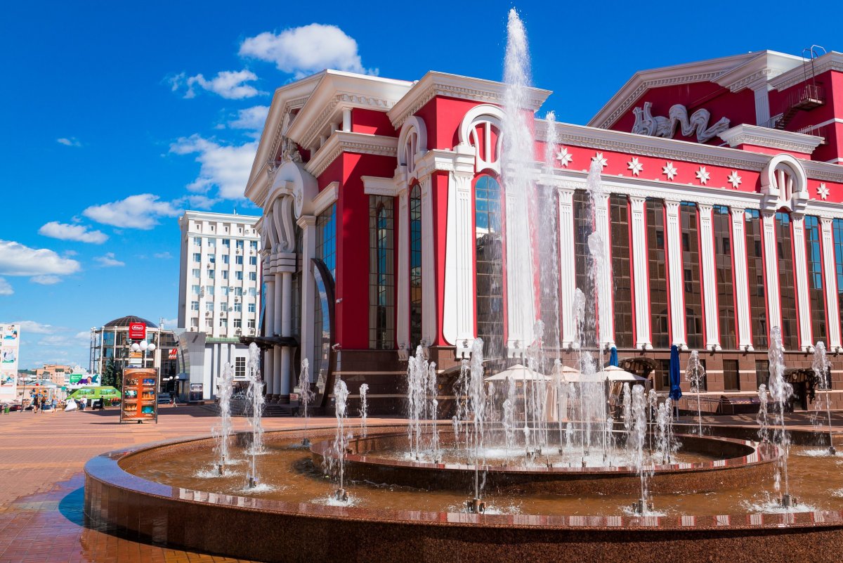 Город Саранск Республика Мордовия центр