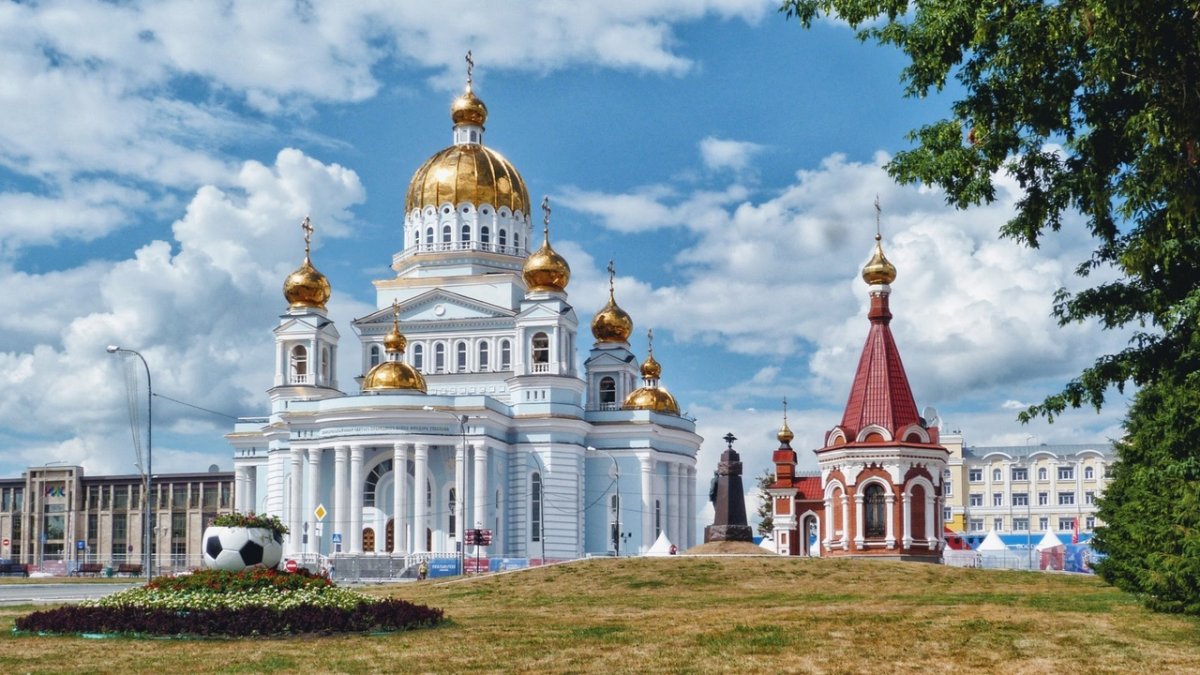 Саранск фонтан звезда тысячелетия