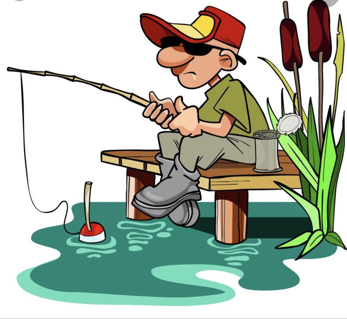 Нарисованный Рыбак