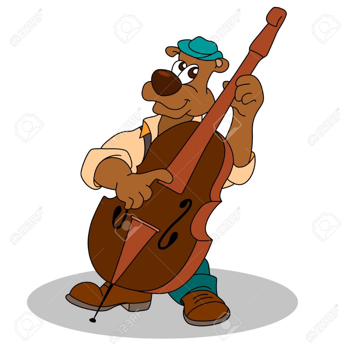 Медведь со скрипкой