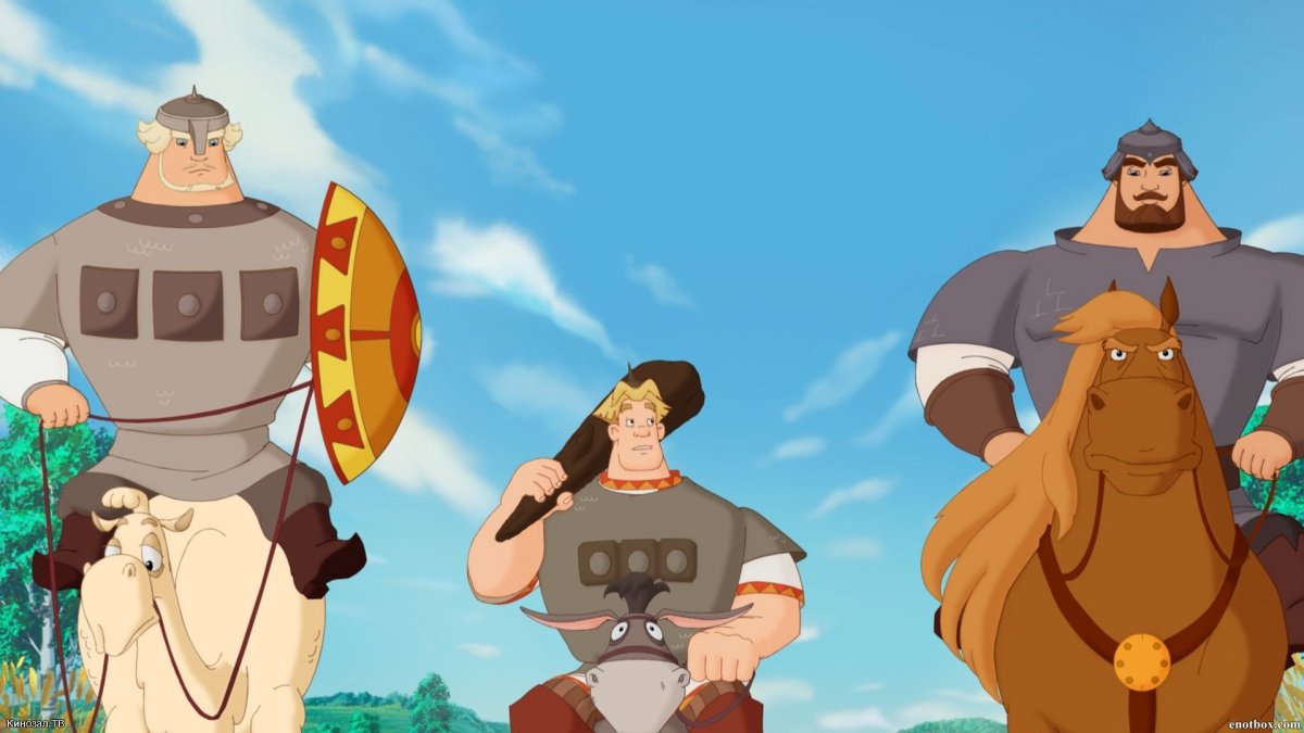 Три богатыря и Шамаханская царица Илья Муромец