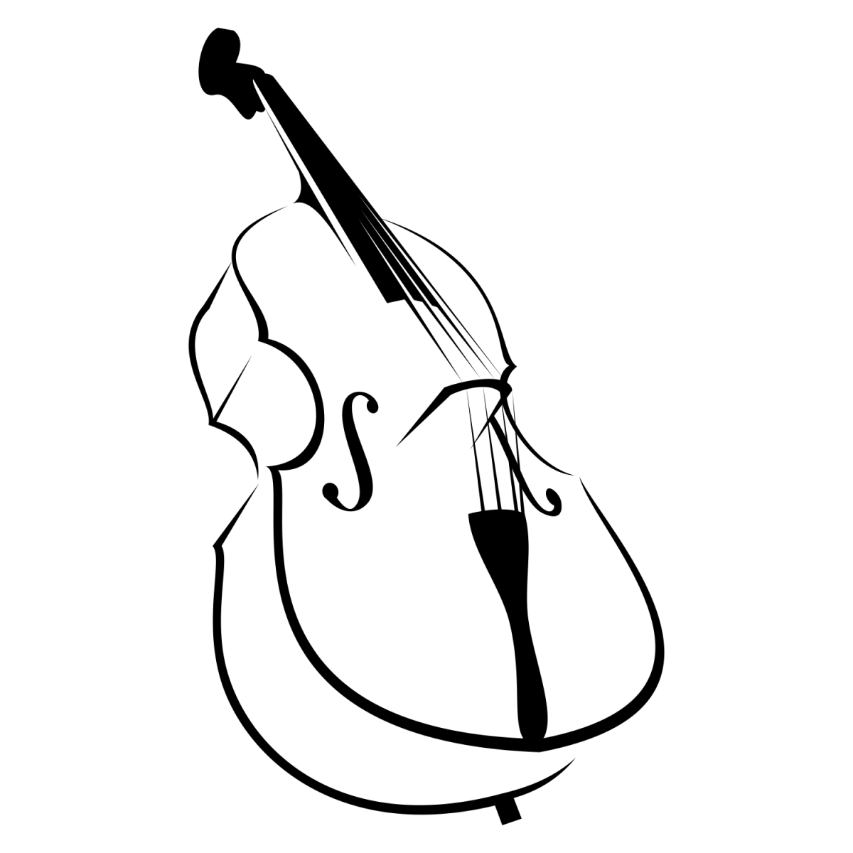 Силуэты музыкальных инструментов