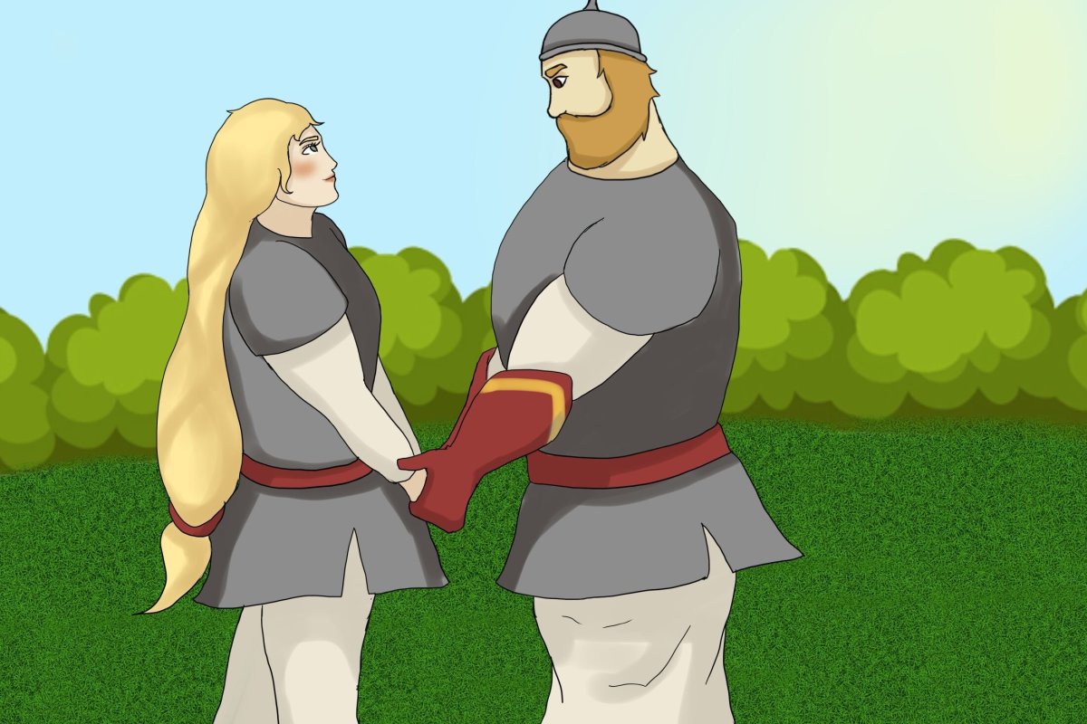 Илья Муромец и Добрыня рисунок