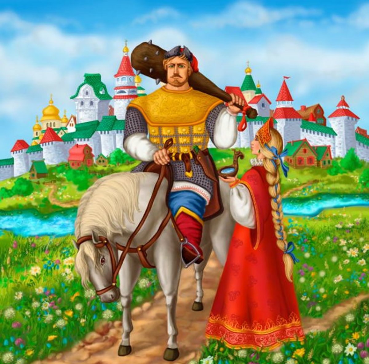 Алёша Попович из трёх богатырей