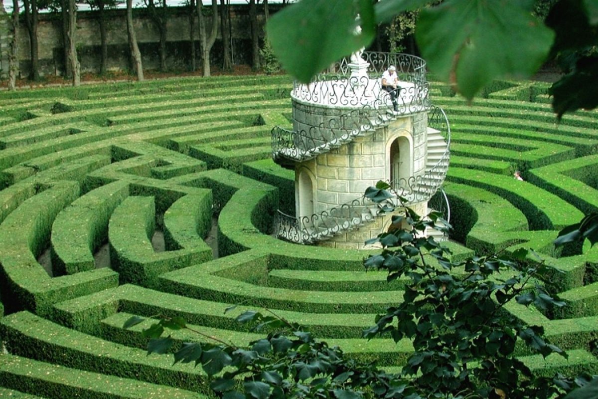 Лабиринт виллы Пизани (il labirinto) в Венеции