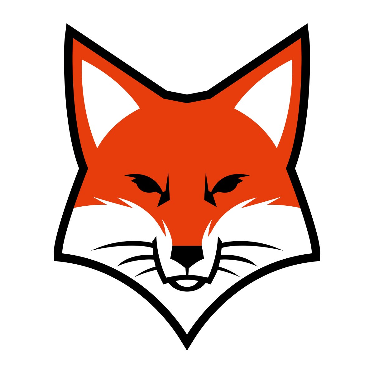 Стилизованная морда лисы