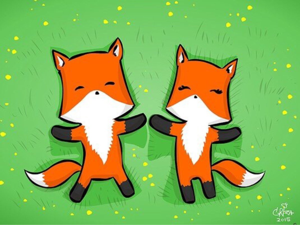 Лисенок рисунок