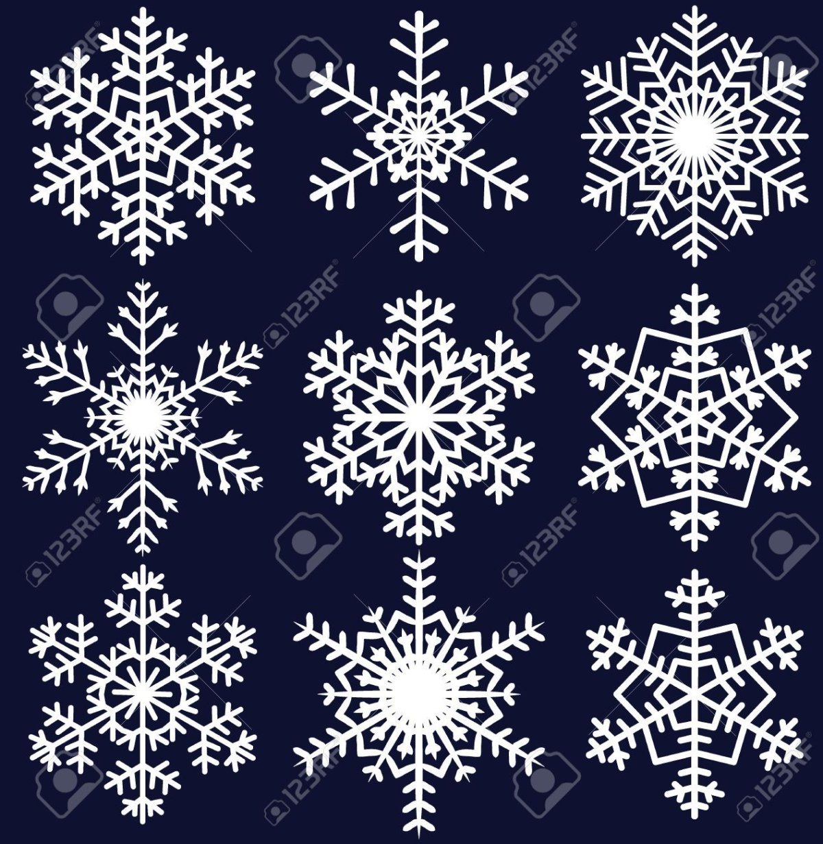 Снежинка вектор