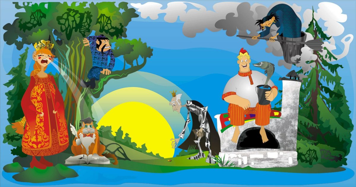 Фон русские народные сказки