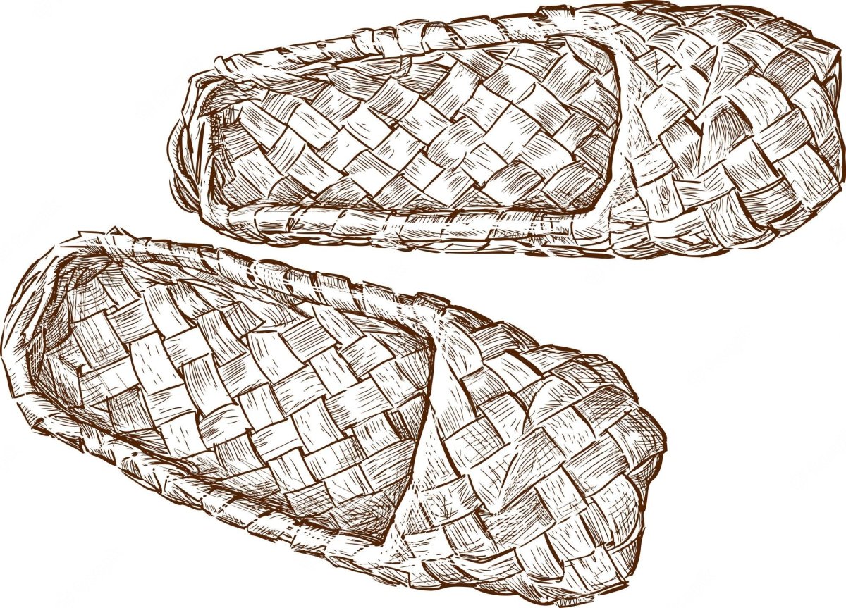 Лапти сбоку