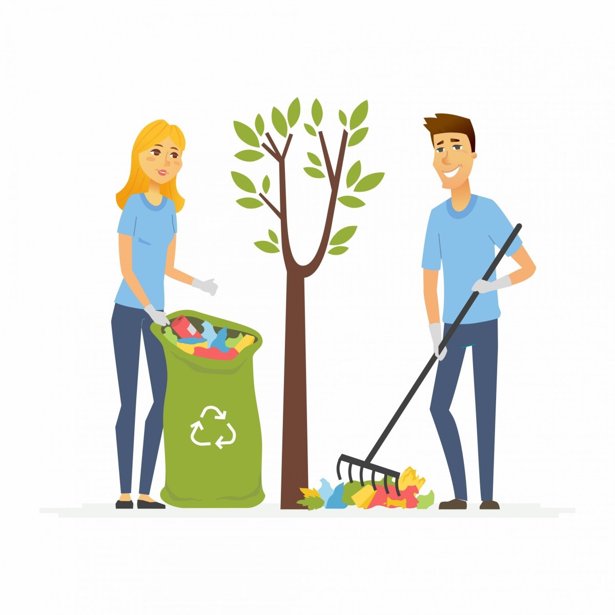 Субботник вектор