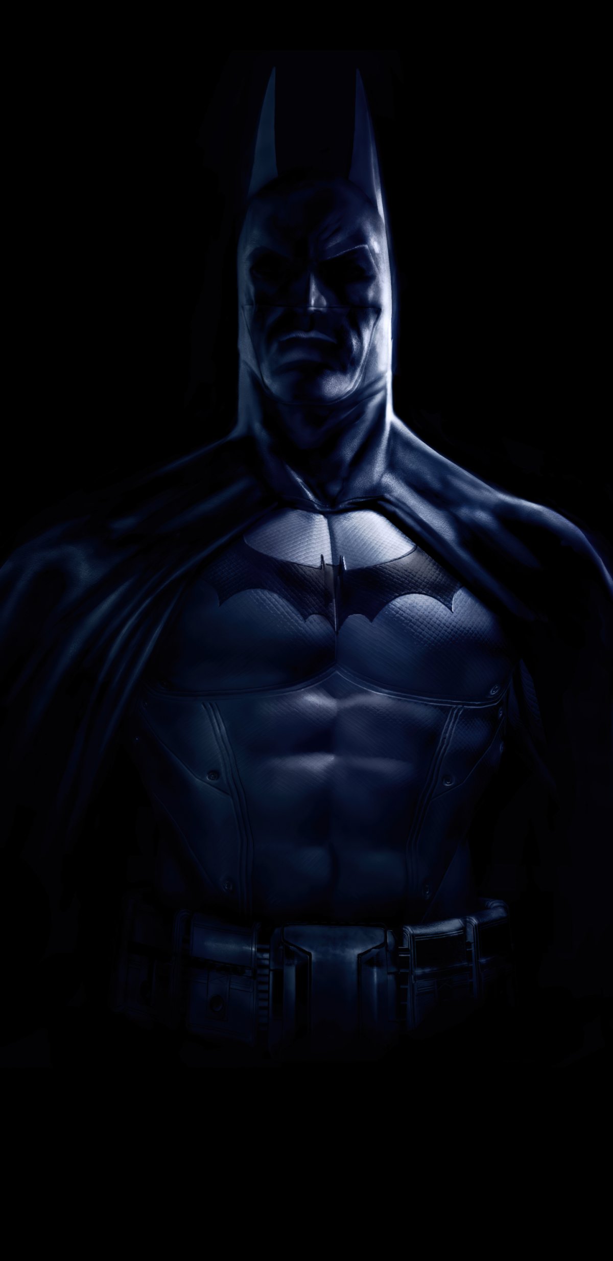 Бэтмен на черном фоне