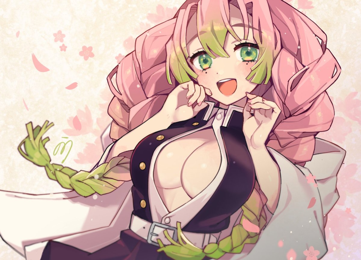 Клинок рассекающий демонов Шинобу и Мицури