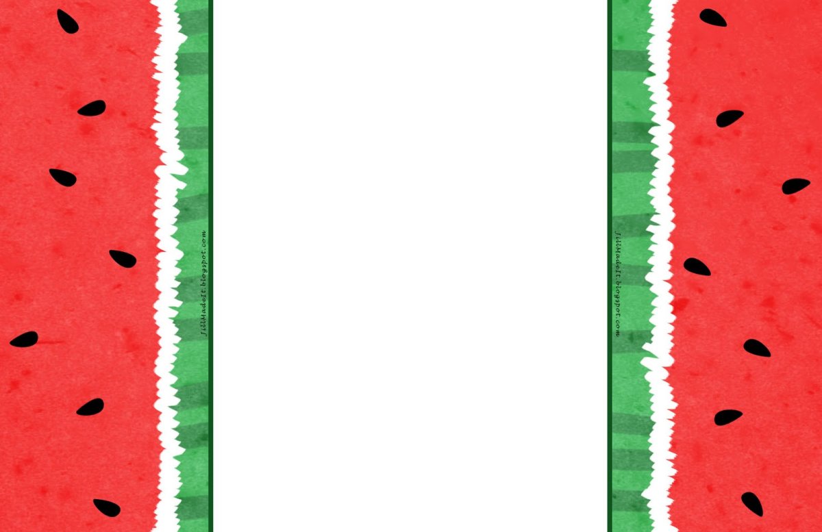 Красивые рамки Арбуз