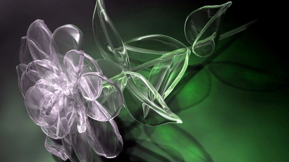 Прозрачные цветы