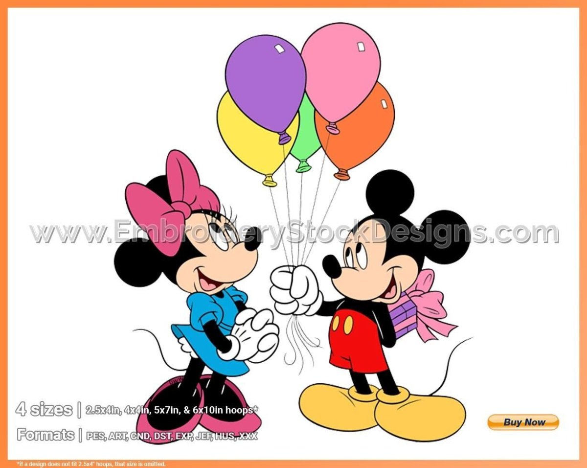 Открытка с днём рождения Микки Маус