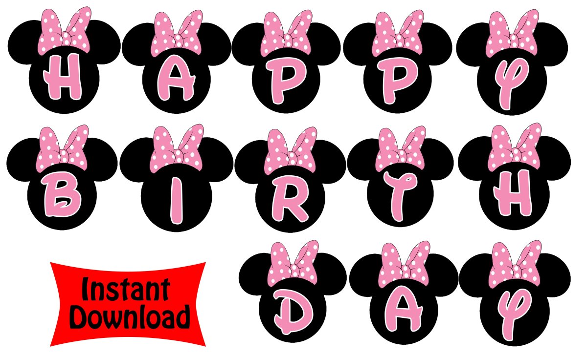 Топперы для торта микимаус