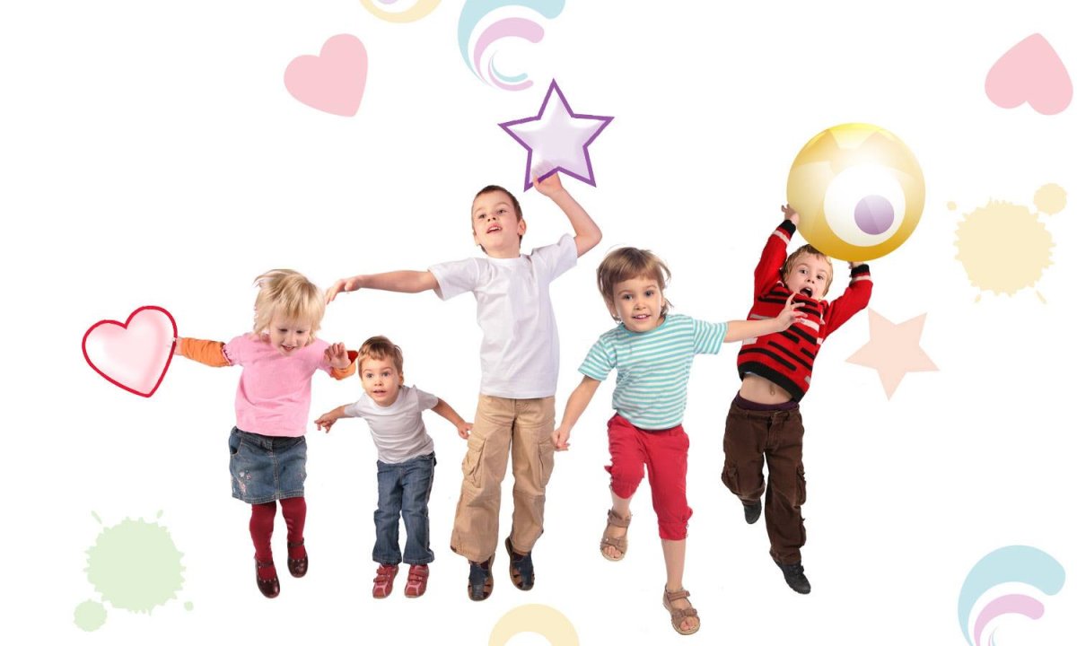 Малыши нарисованные для баннера