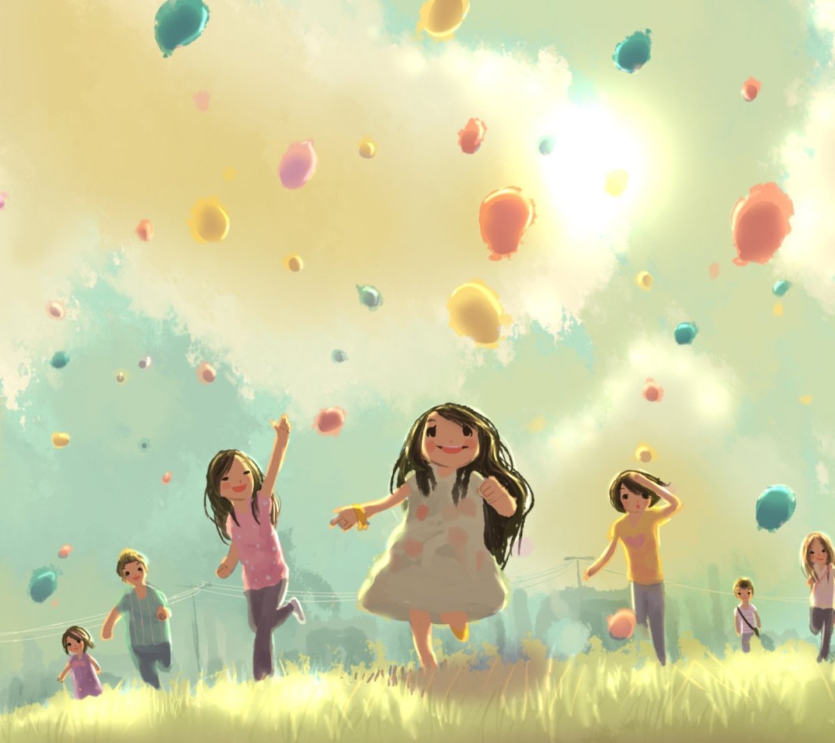 Счастливое детство иллюстрации