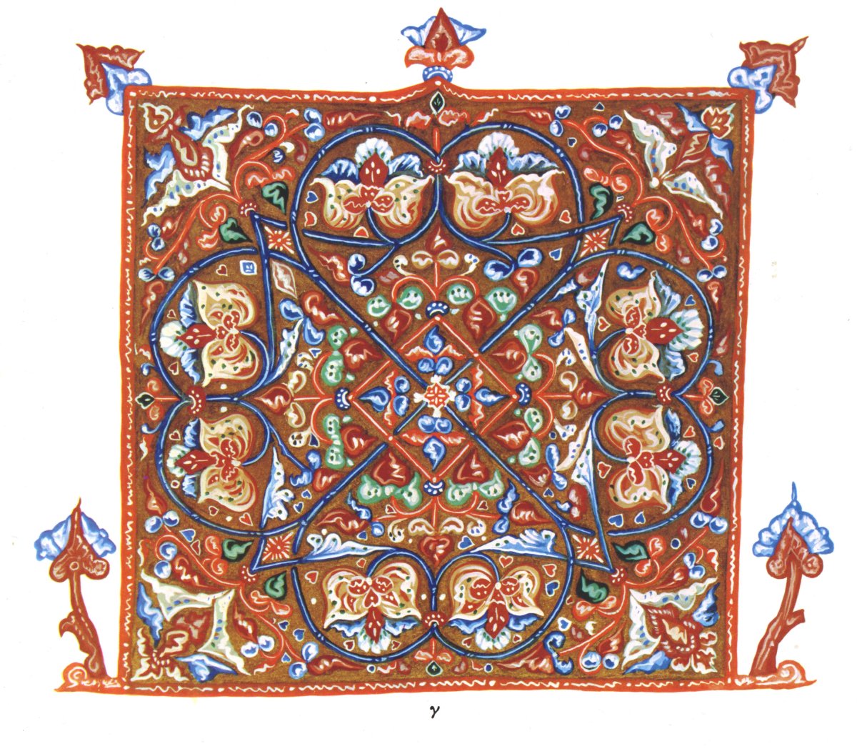 Византия орнамент Византийский цветок