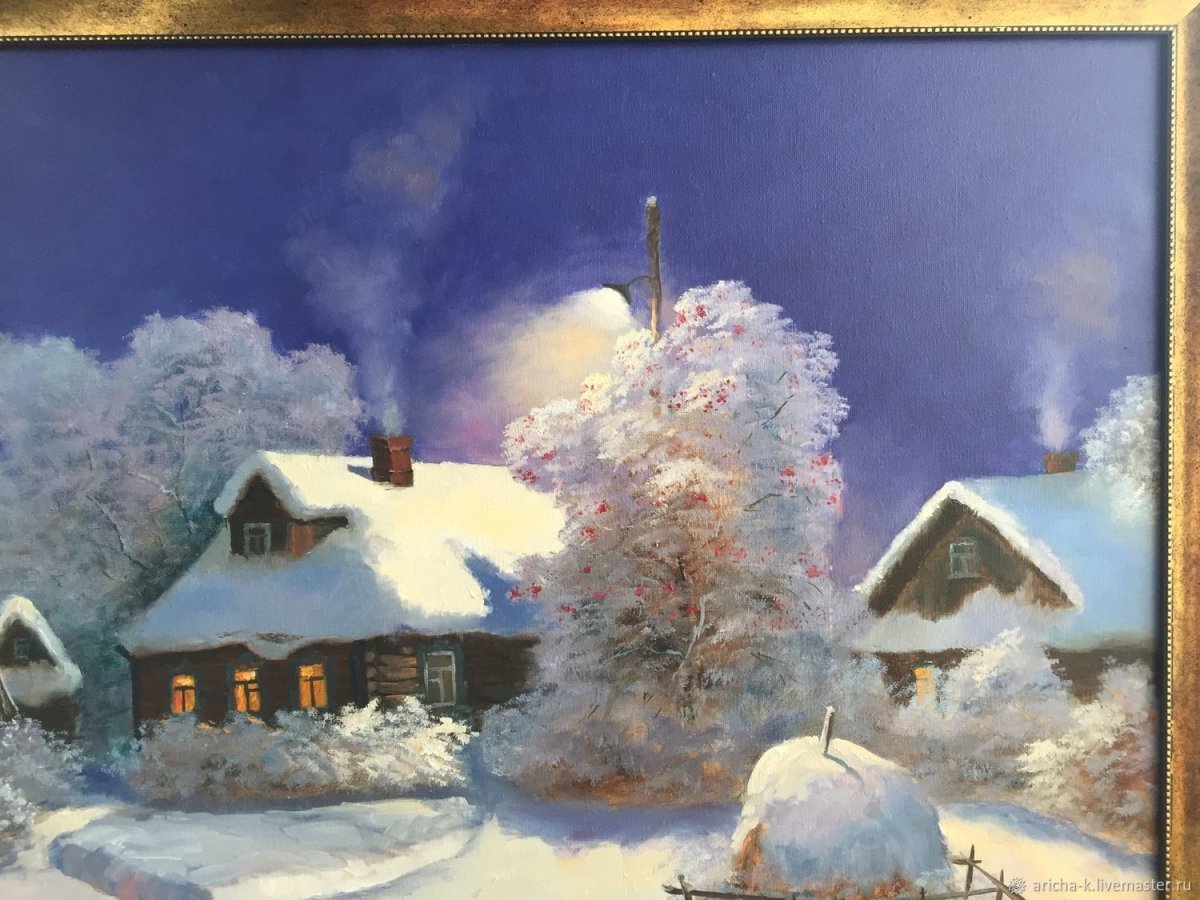 Соловьёв Евгений Васильевич (1931-2009) «зимний вечер»