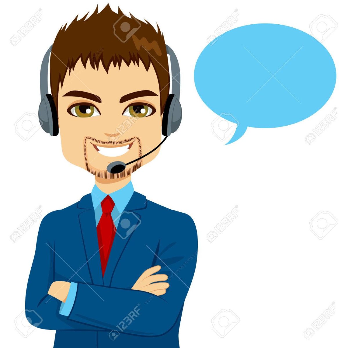 Оператор колл центра мультяшные