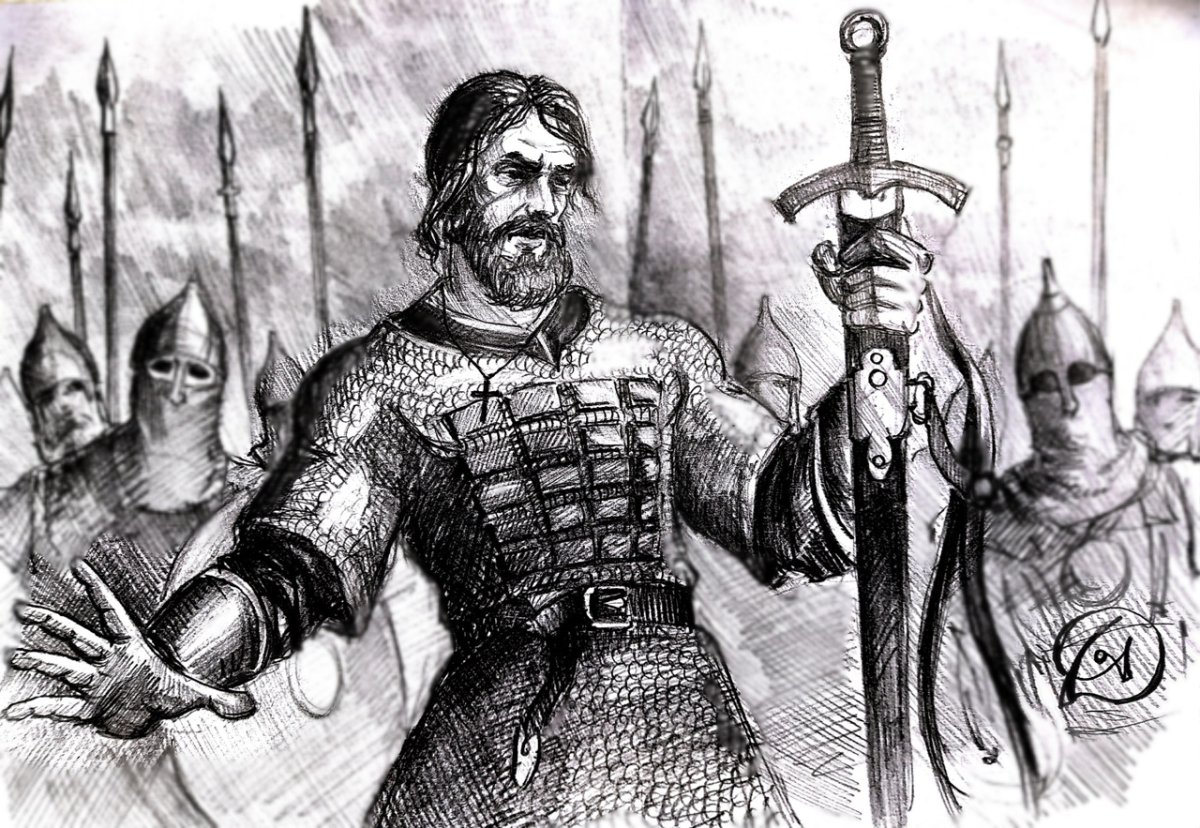 Евпатий Коловрат и Хостоврул