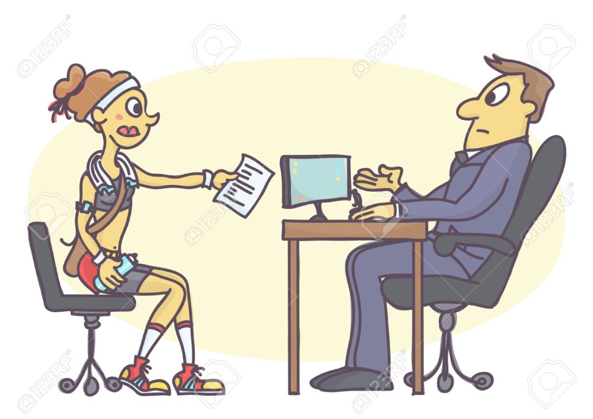 Одежда на собеседование мультяшная