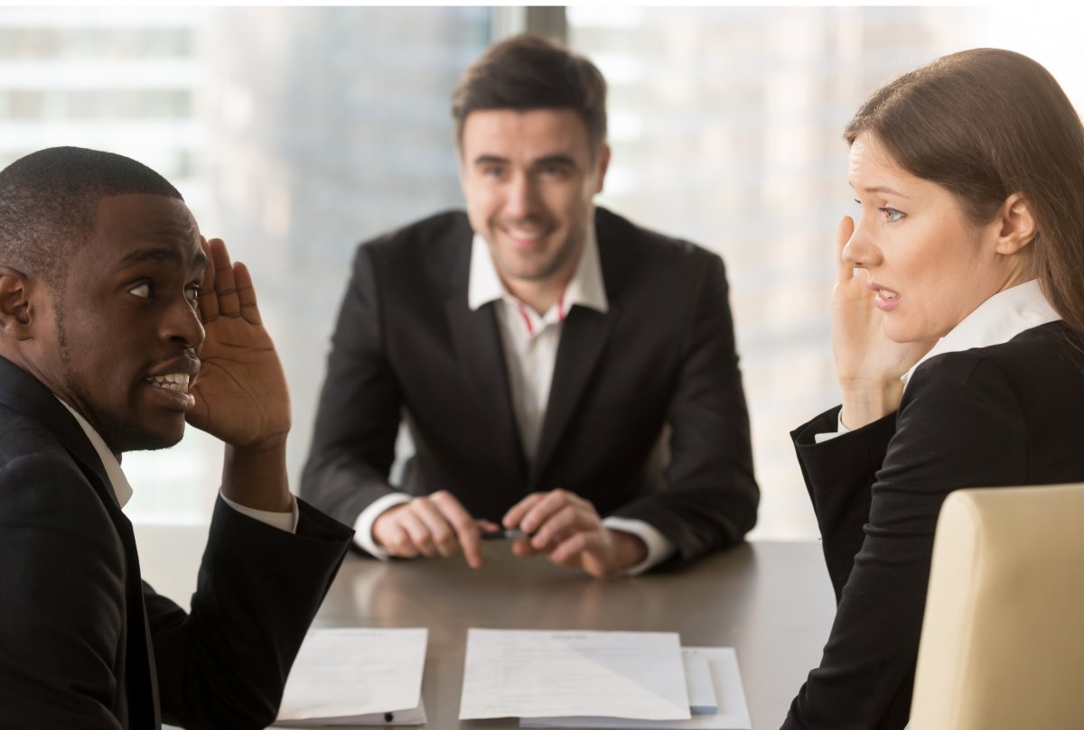 Собеседование три человека