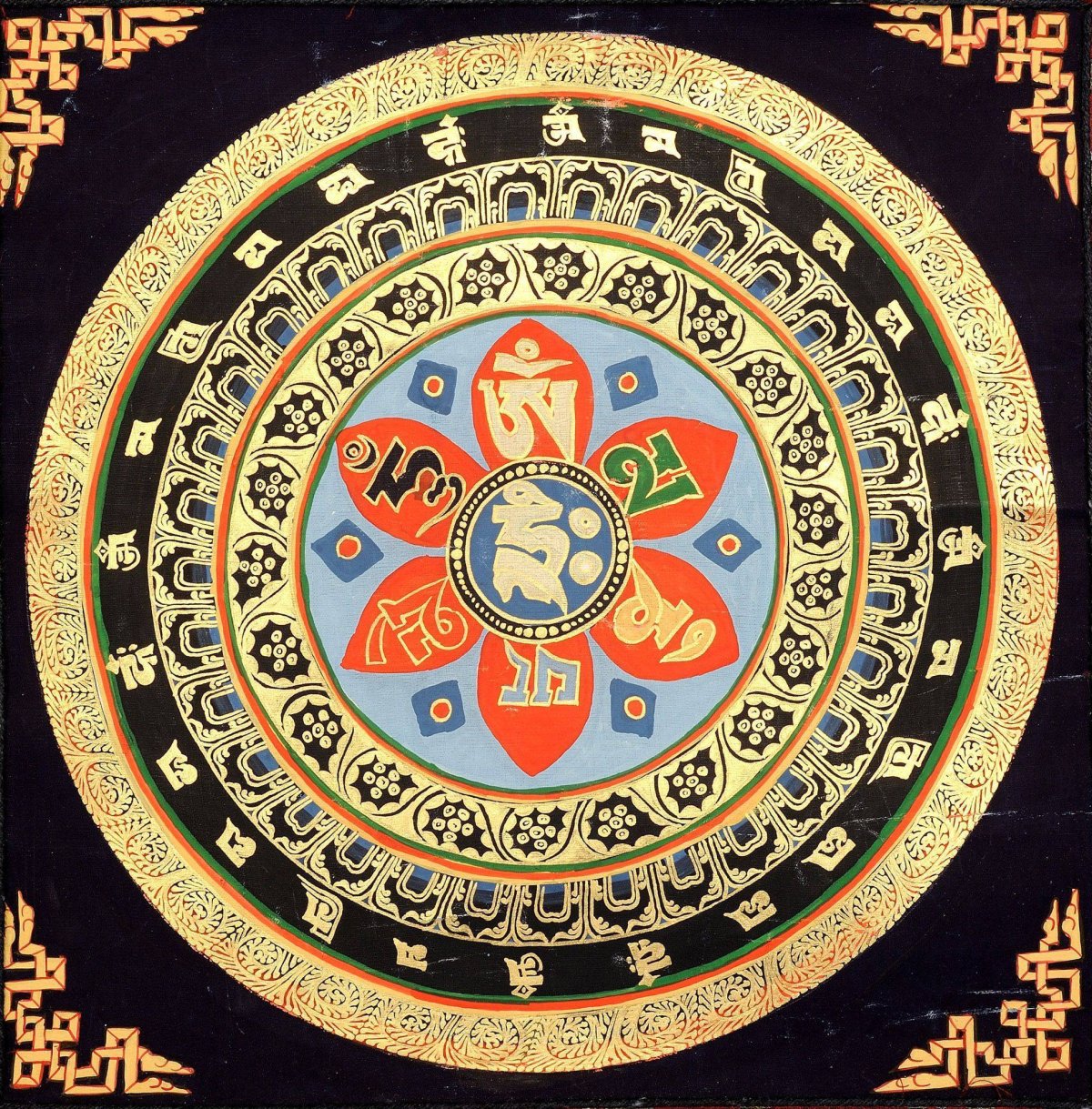 Ом мани Падме Хум Тибет