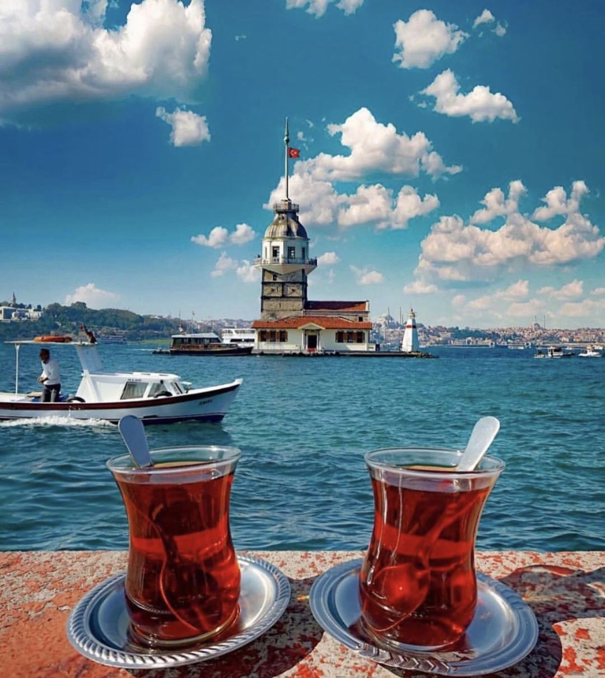 Стамбул чай Босфор