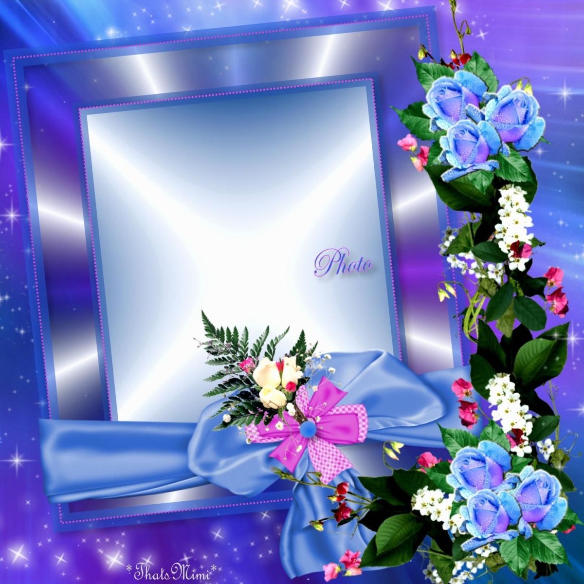 Голуби в цветах