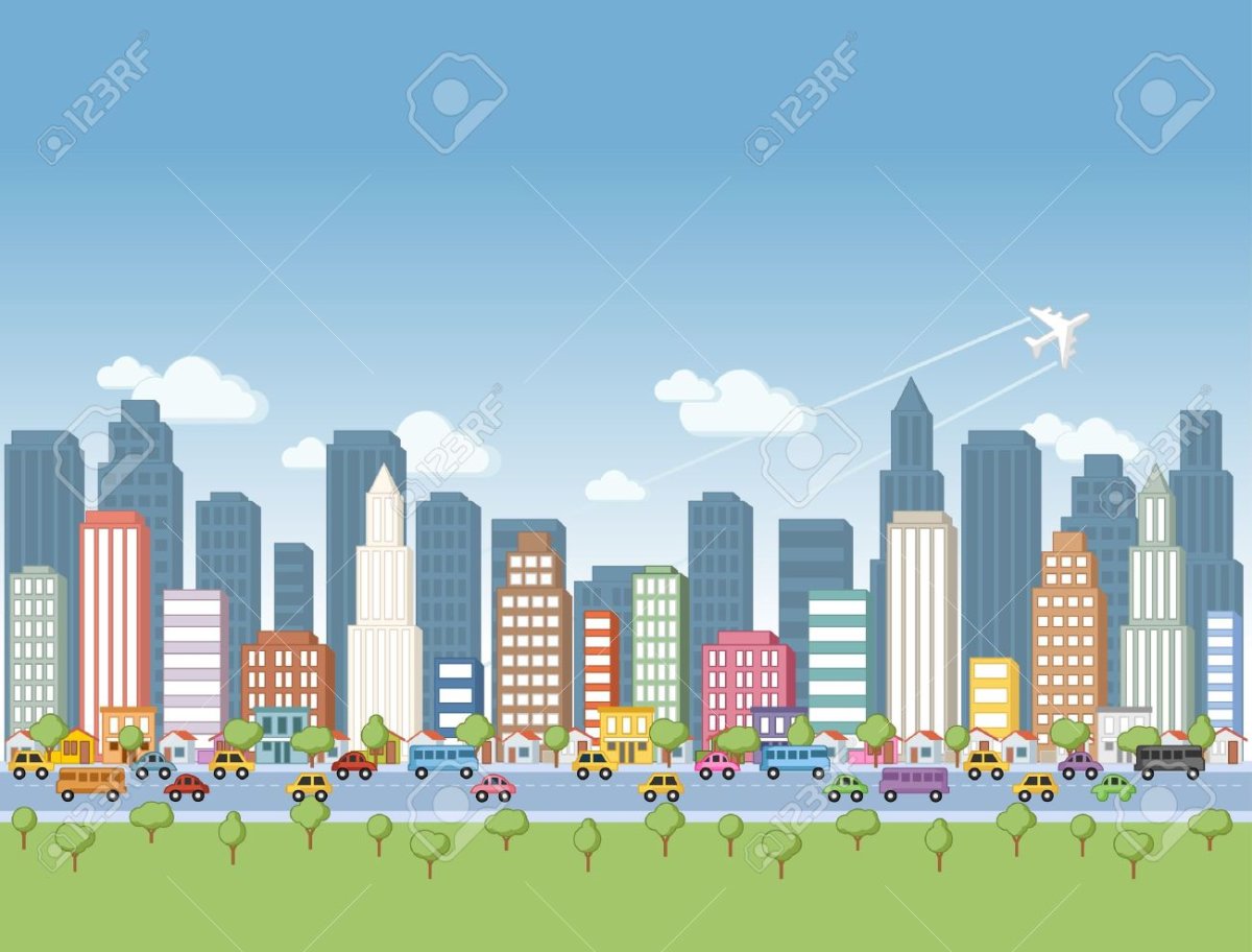 Панорама города для детей