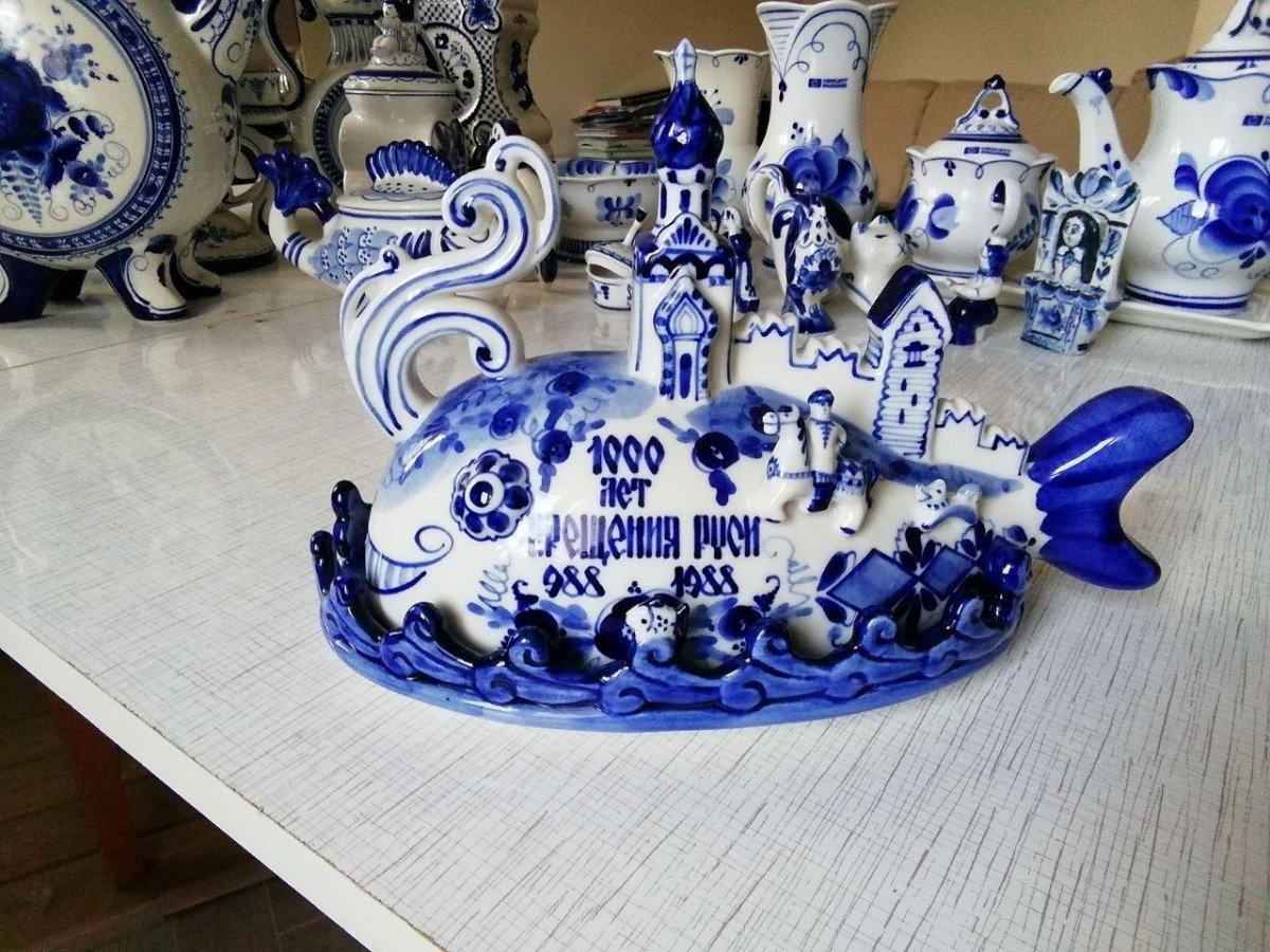 Гжель завтрак