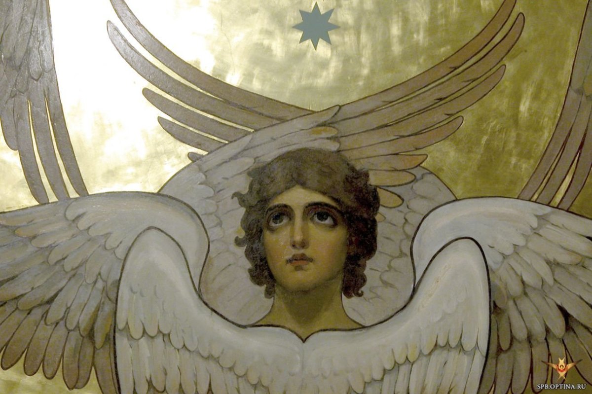 Тетраморф фреска монастыря высокие Дечаны,