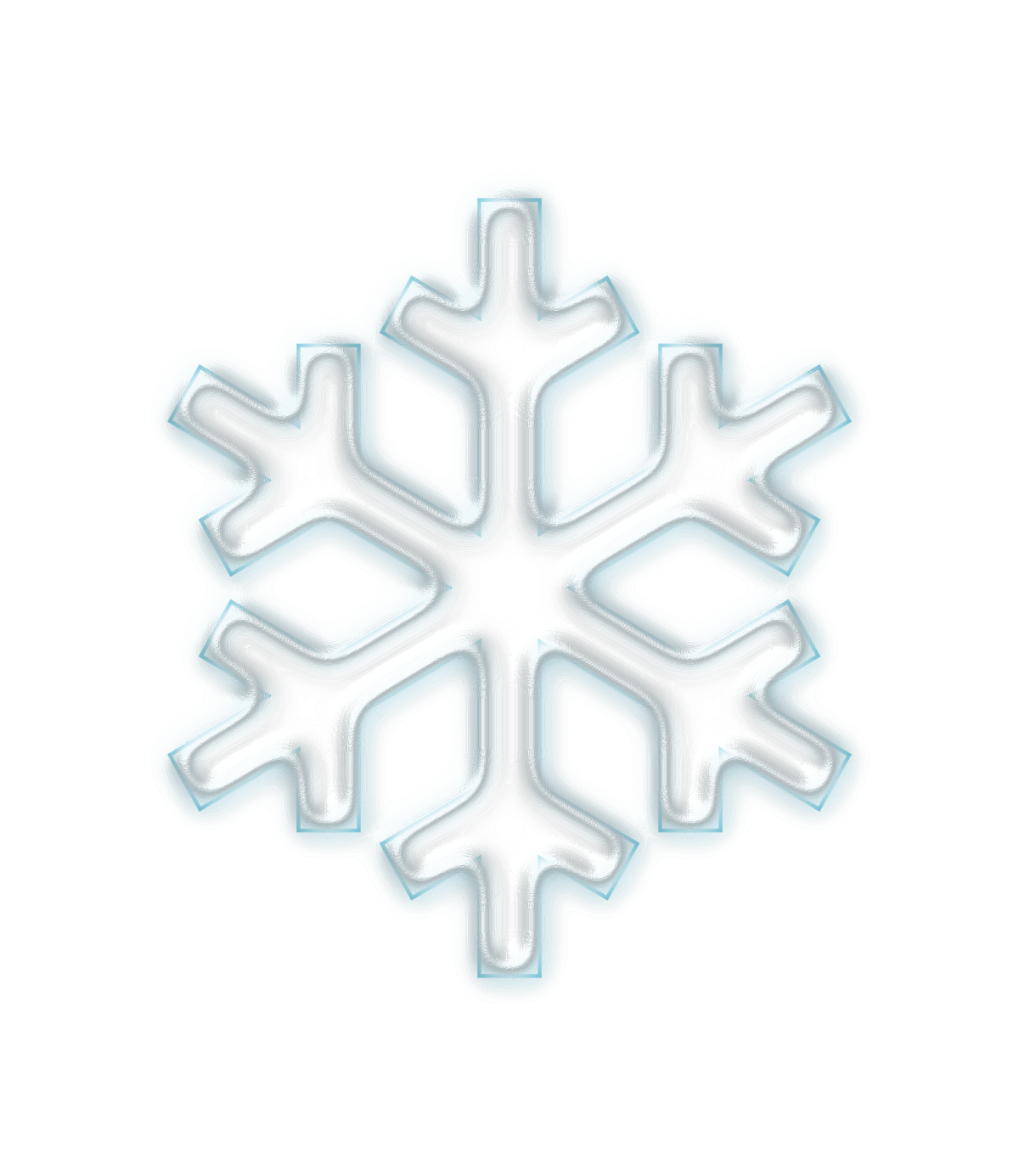 Снежинки на белом фоне