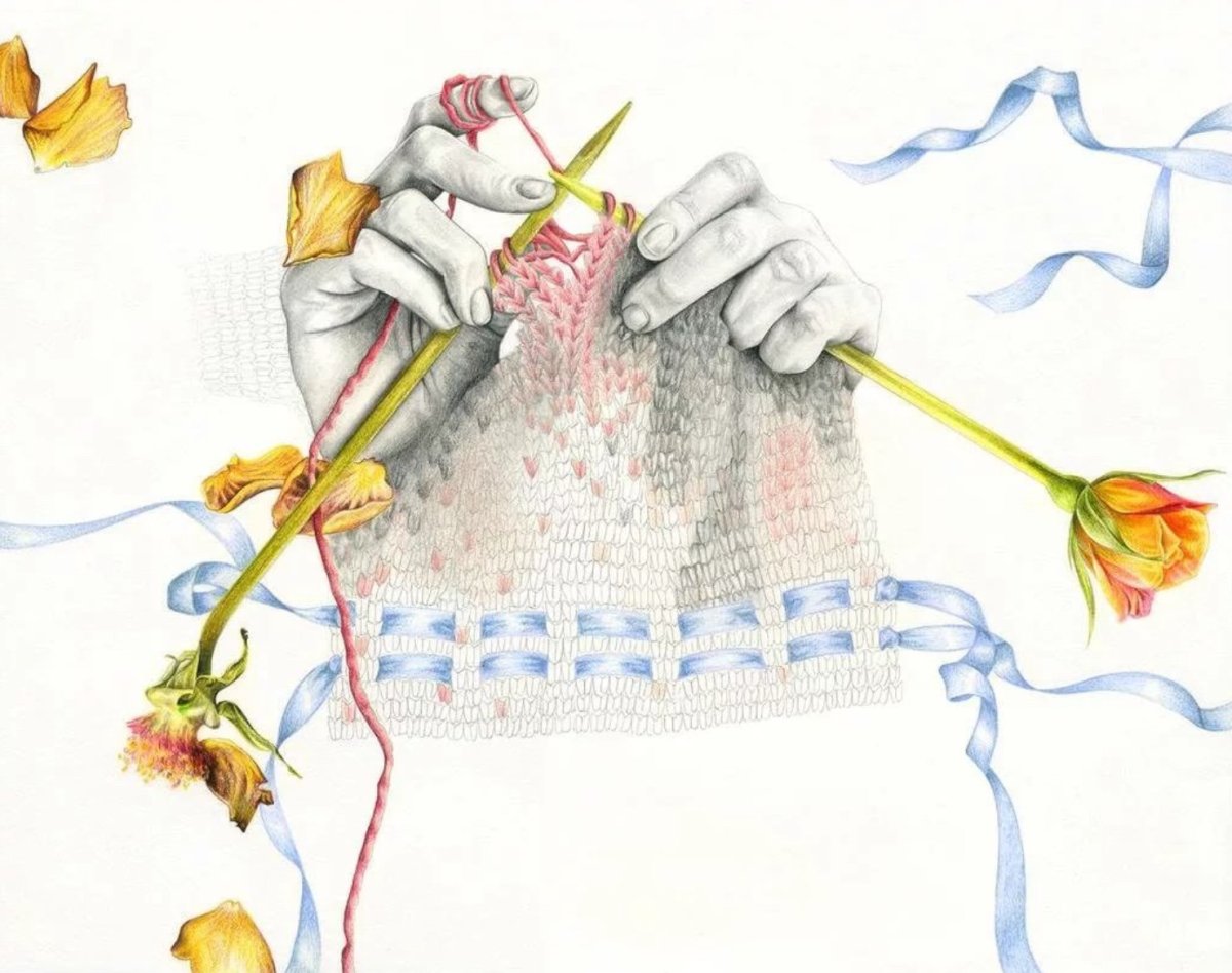 Вязание иллюстрация