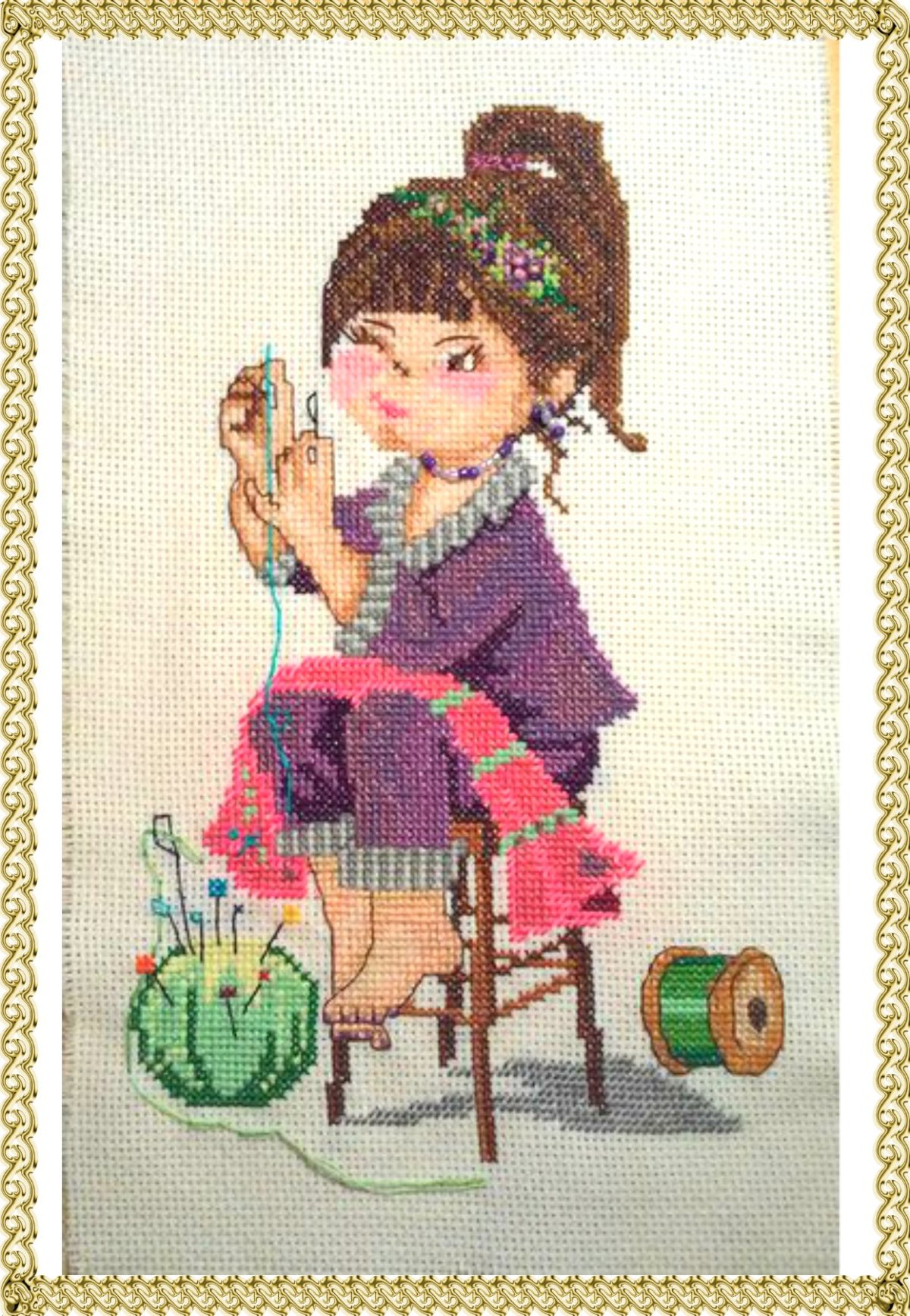 Рукодельницы вышивальщицы