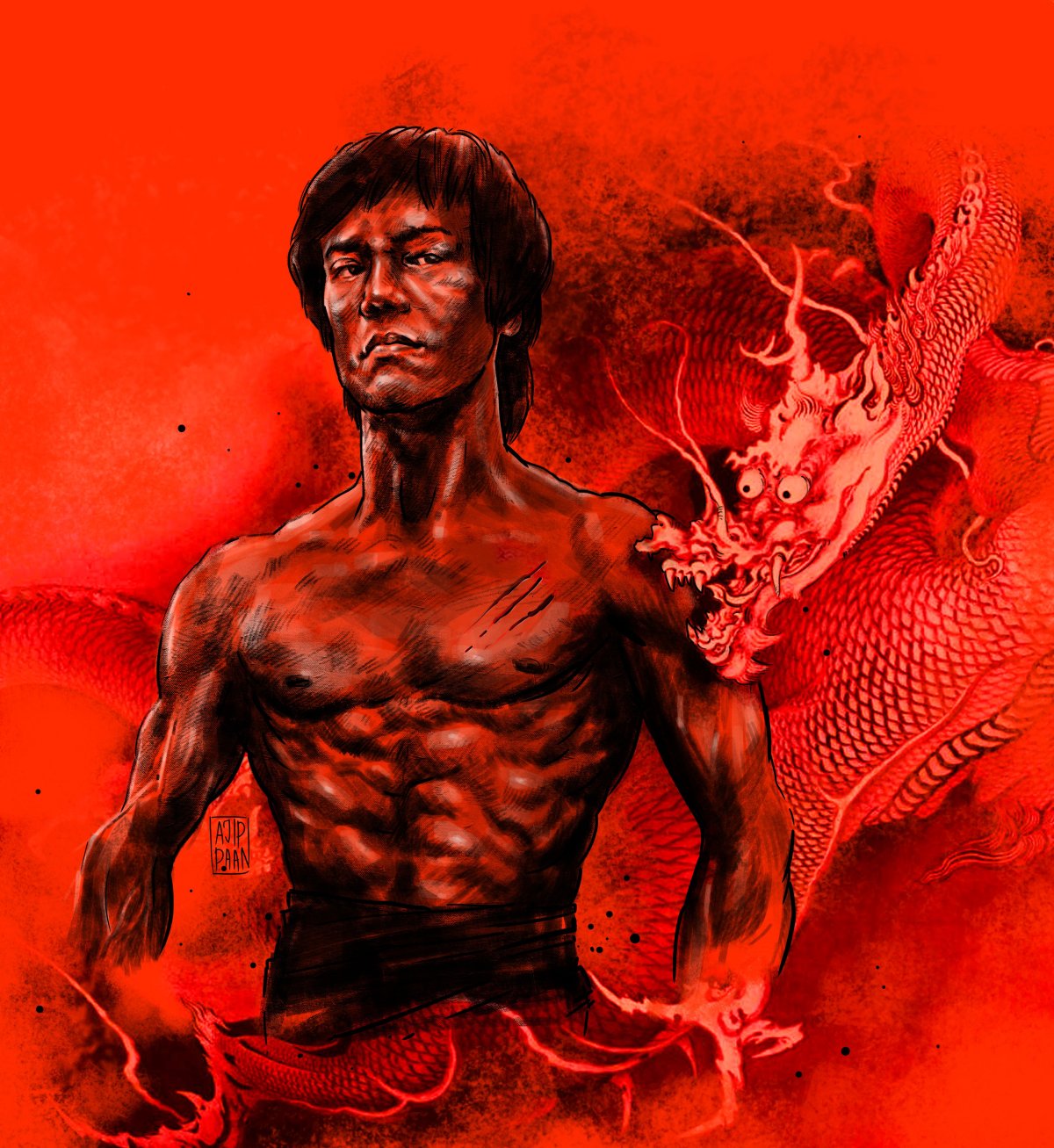 Брюс ли картина