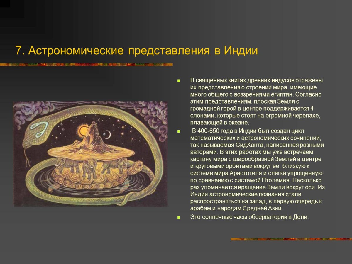 Рисунок как древние люди представляли землю