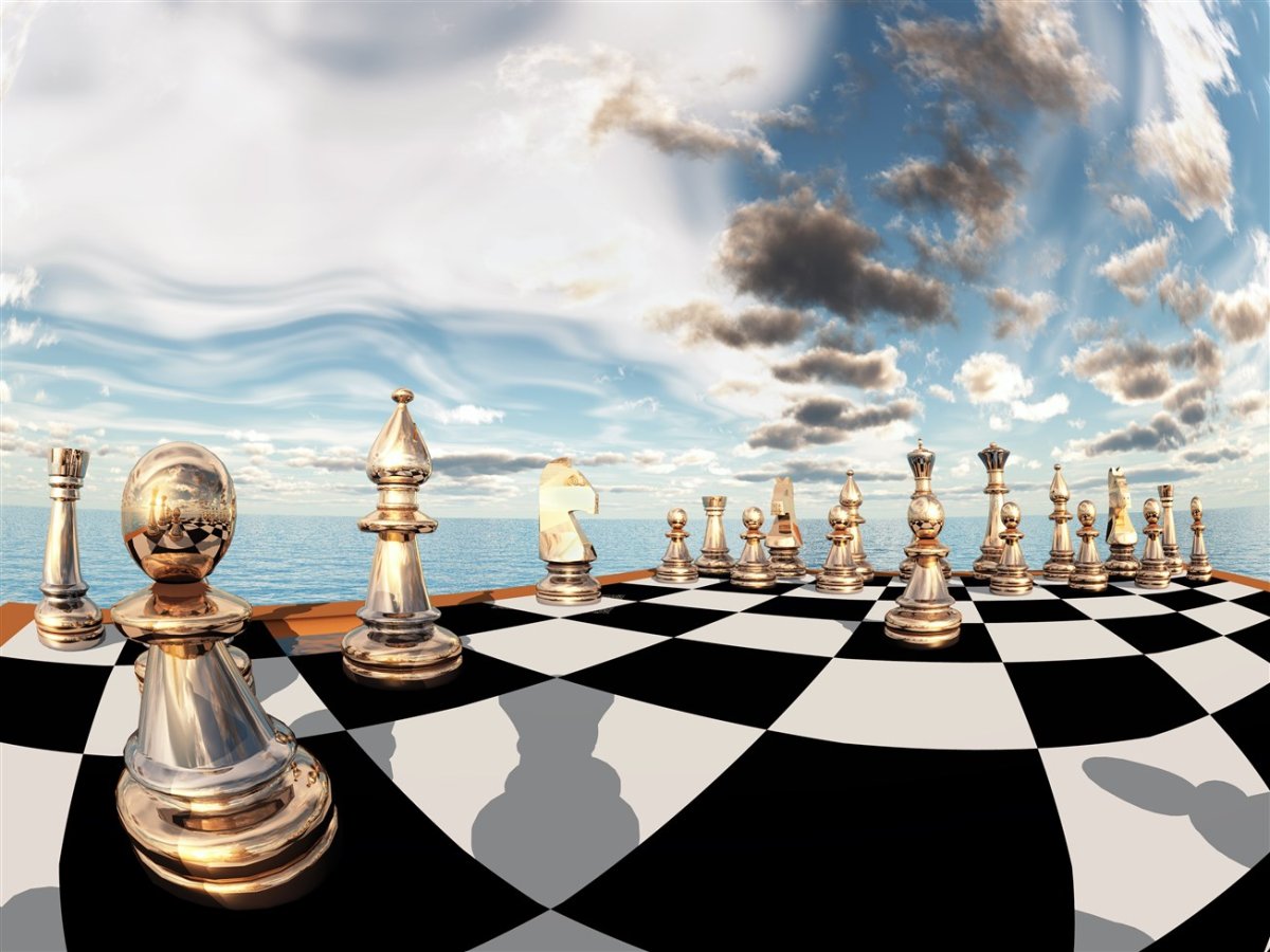 Шахматная доска и государства
