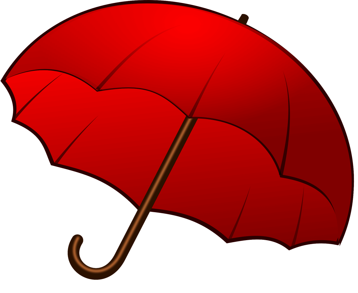 Ребенок красный зонтик