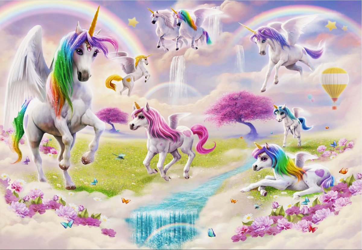Рейнбоу Юникорн Волшебный Единорог