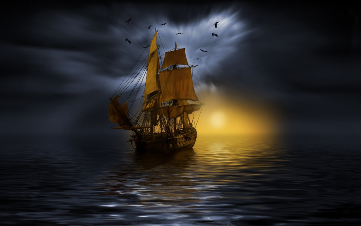 Пиратский корабль обои