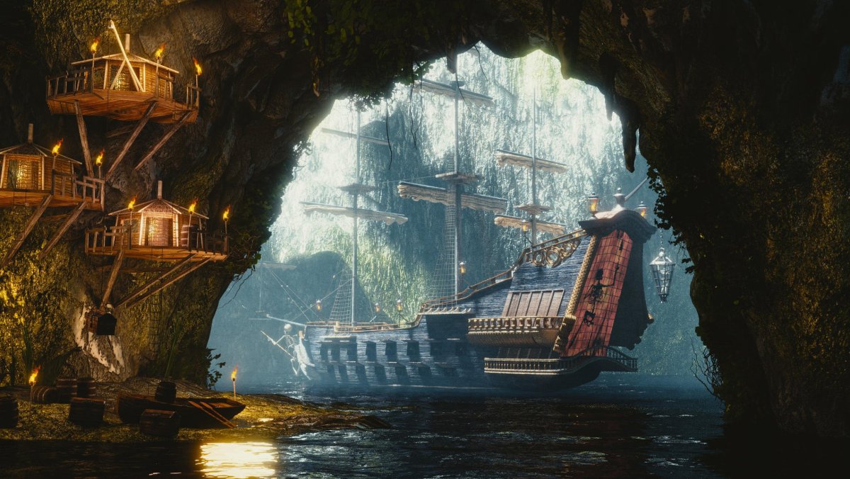 Пиратский корабль